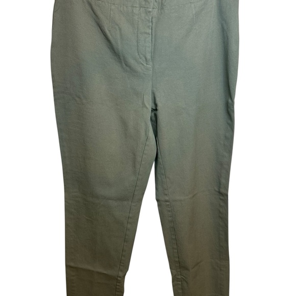 Chico's | Olive Green So Slimming Straight Leg Stretch Pants | Chico’s Sz 1 - Picture 1 of 6